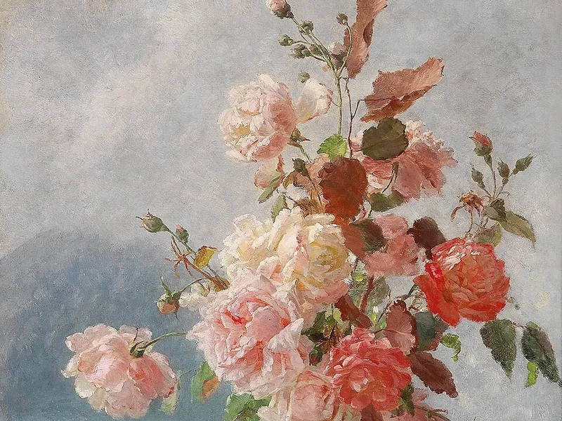 1848-Elise Prehn - Rose